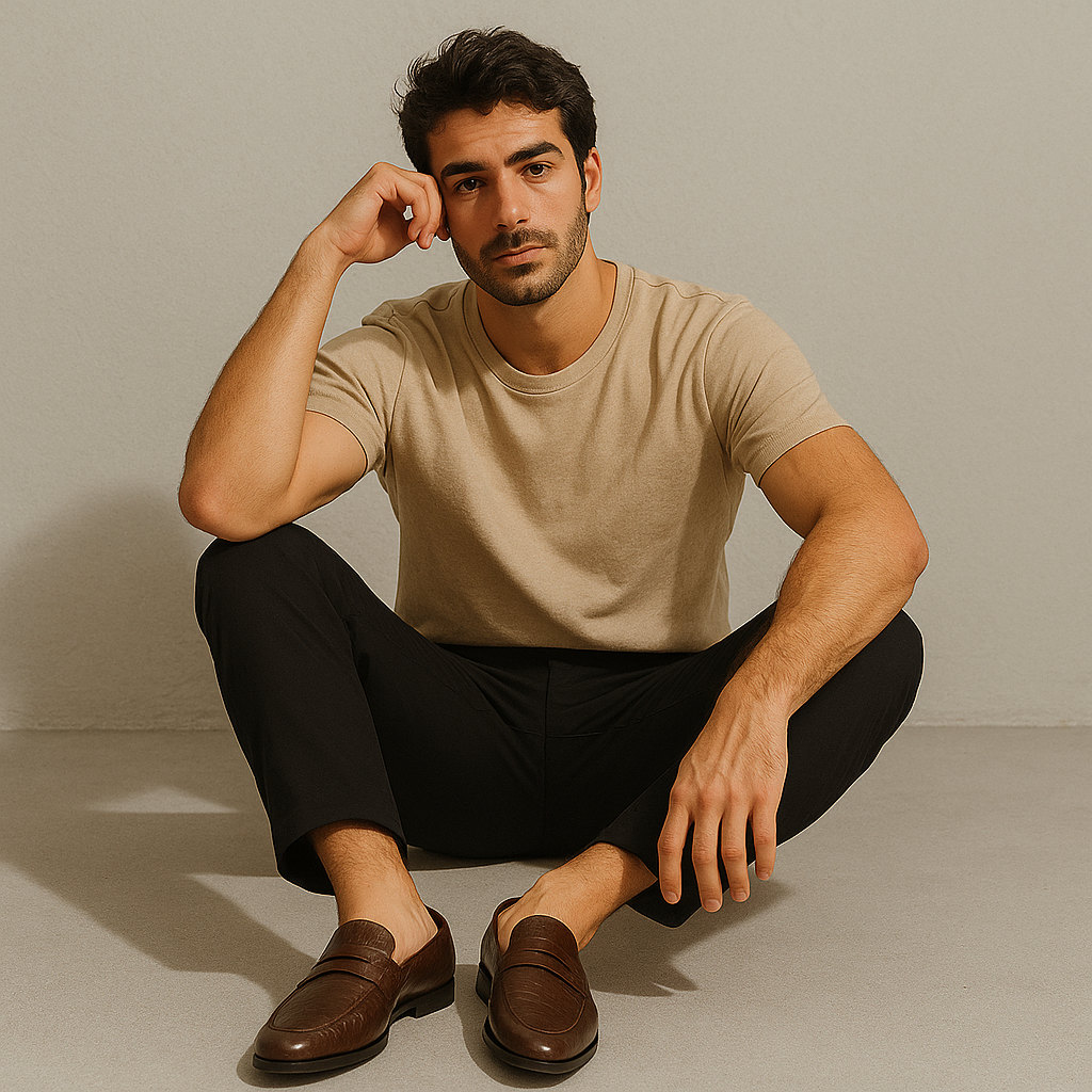 The Oakford Leather Loafers for Men