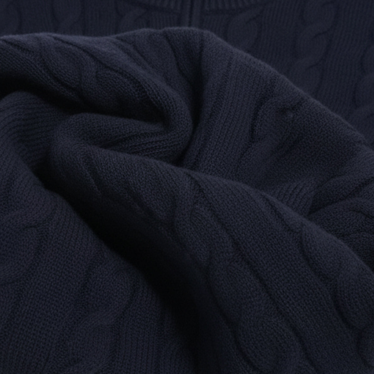 The St. Moritz Cable Knit Zipper Sweater for Men - Old Money Style