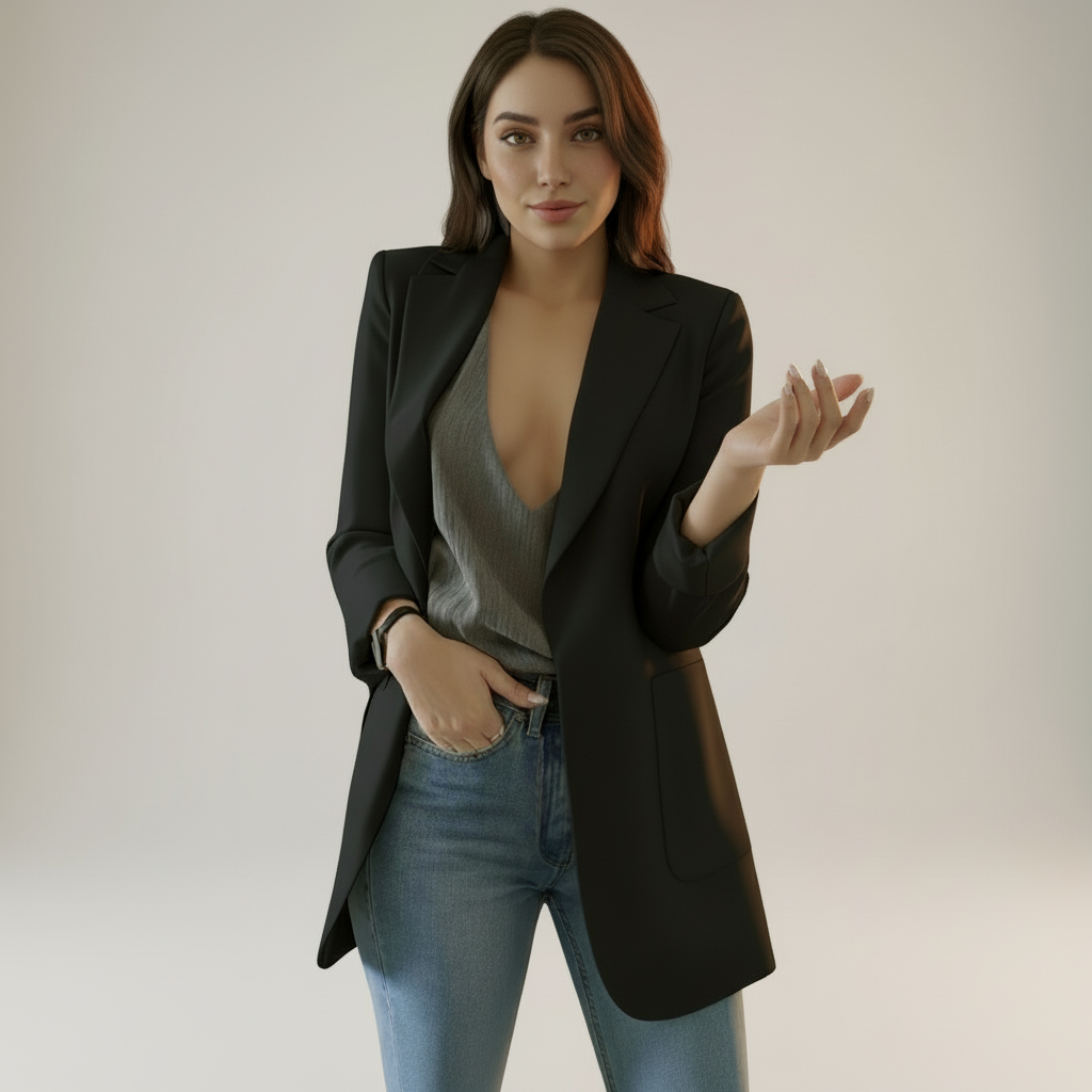Women's Smart Blazer for Meetings