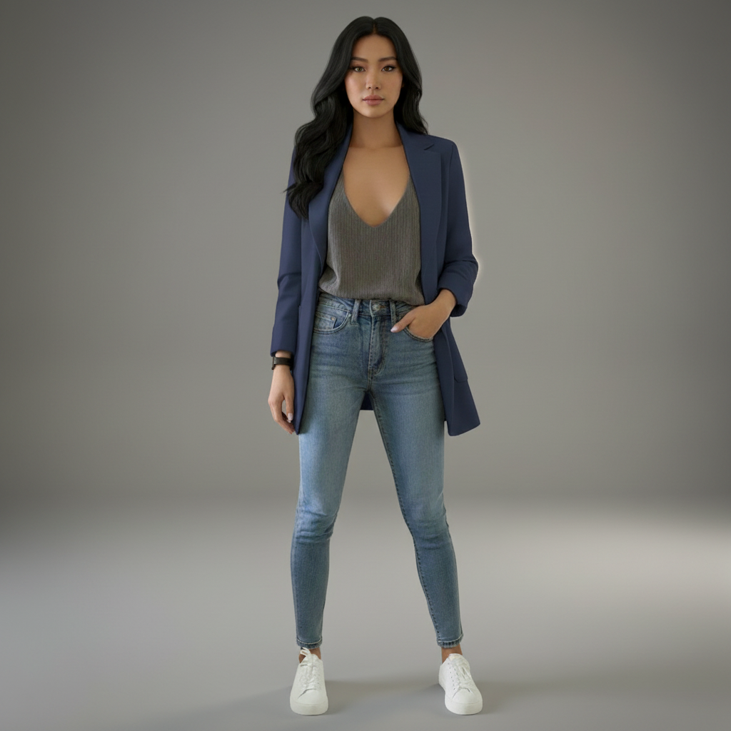 Women's Smart Blazer for Meetings