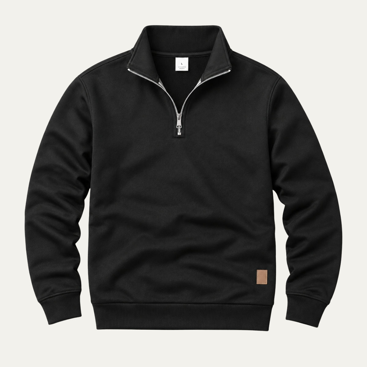 The Hermosa Men’s Stand Collar  Half Zip Sweater