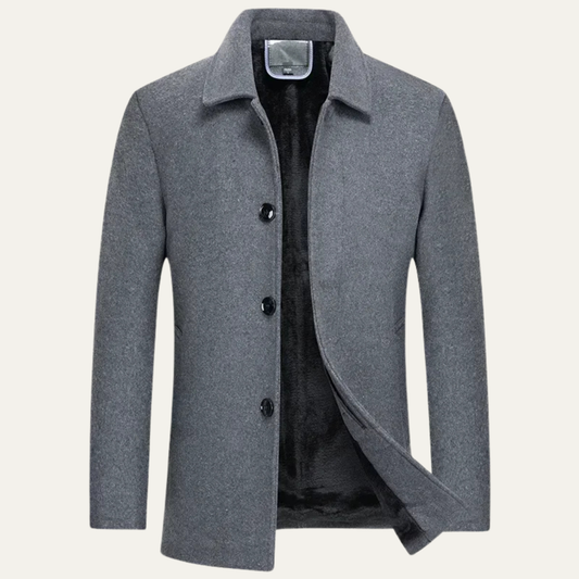 The Montecito Men’s Wool Blend Business Winter Coat