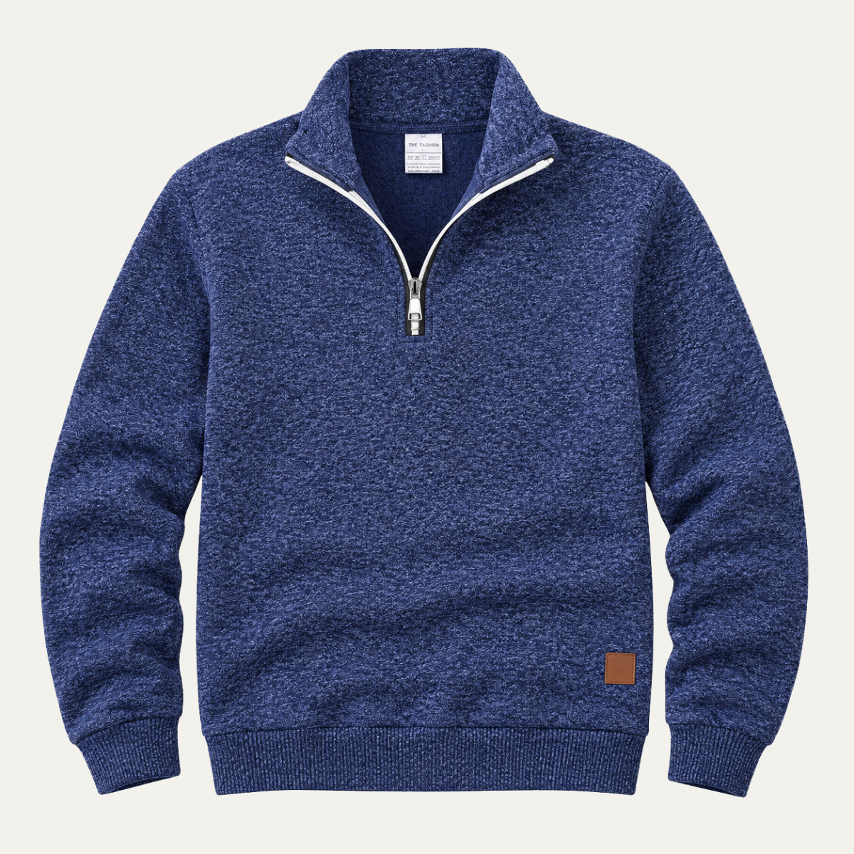 The Palos Verdes Men’s Stand Collar Casual Sweater