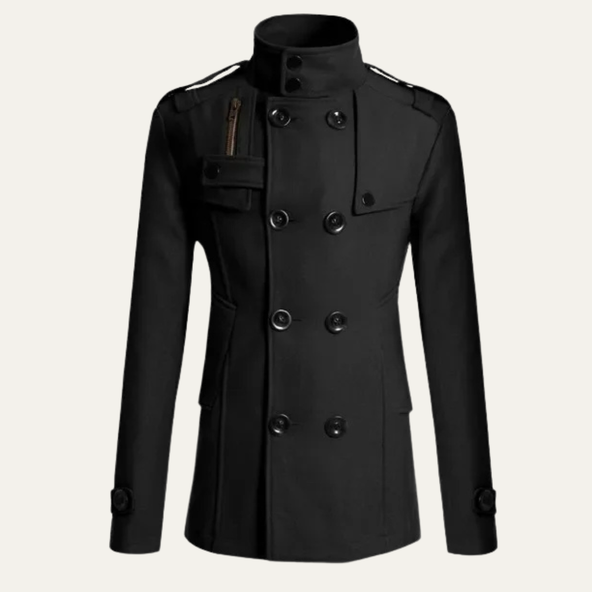 The San Marino Men’s Double Breasted Slim Fit Coat