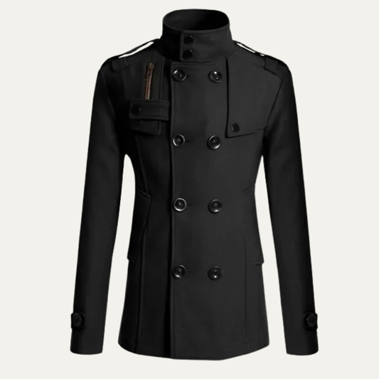 The San Marino Men’s Double Breasted Slim Fit Coat