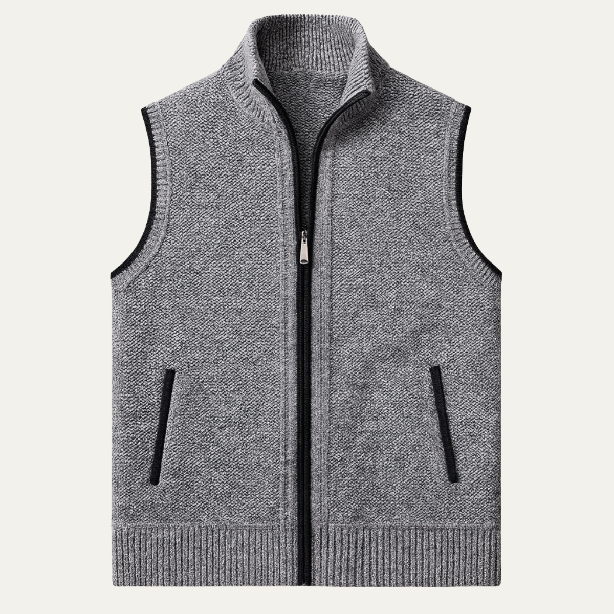 The Ridgecrest Men’s Business Casual Knit Zip Up Vest