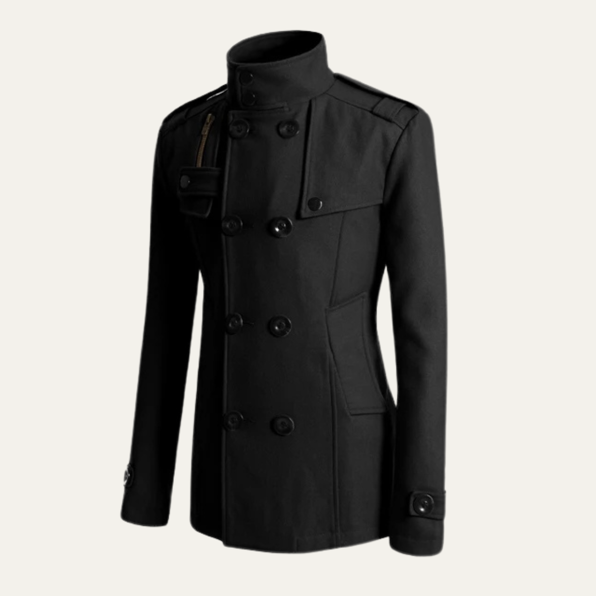 The San Marino Men’s Double Breasted Slim Fit Coat