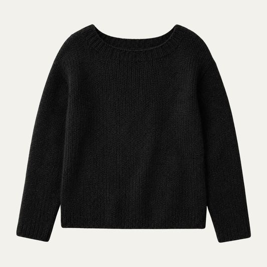 Women's Relaxed Fit Classic Knit Sweater