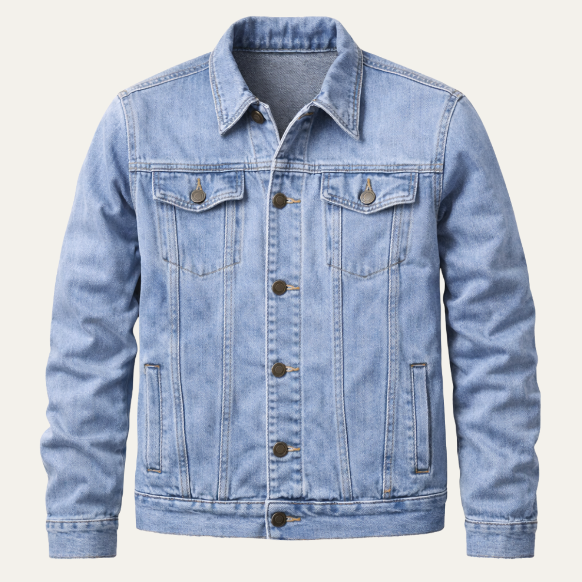 The Woodhurst Men’s Casual Vintage Slim Fit Denim Jacket