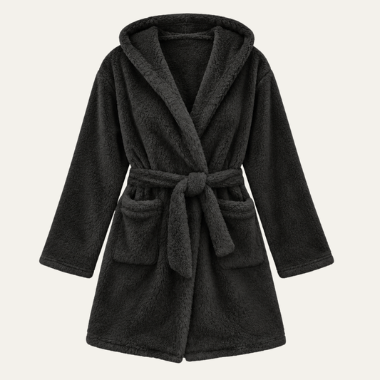 Women's Hooded Fleece Robe