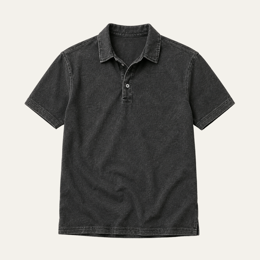 The Sirmione Men's Vintage Cotton Polo Shirt