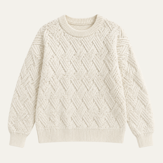 Women's Cable Knit Crewneck Sweater