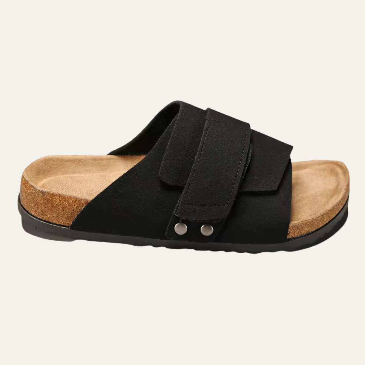 The Belmont Men's Suede Strap Comfort Slide Sandals