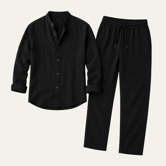 The Sedona Men's Relaxed Fit Linen Shirt & Trousers Set