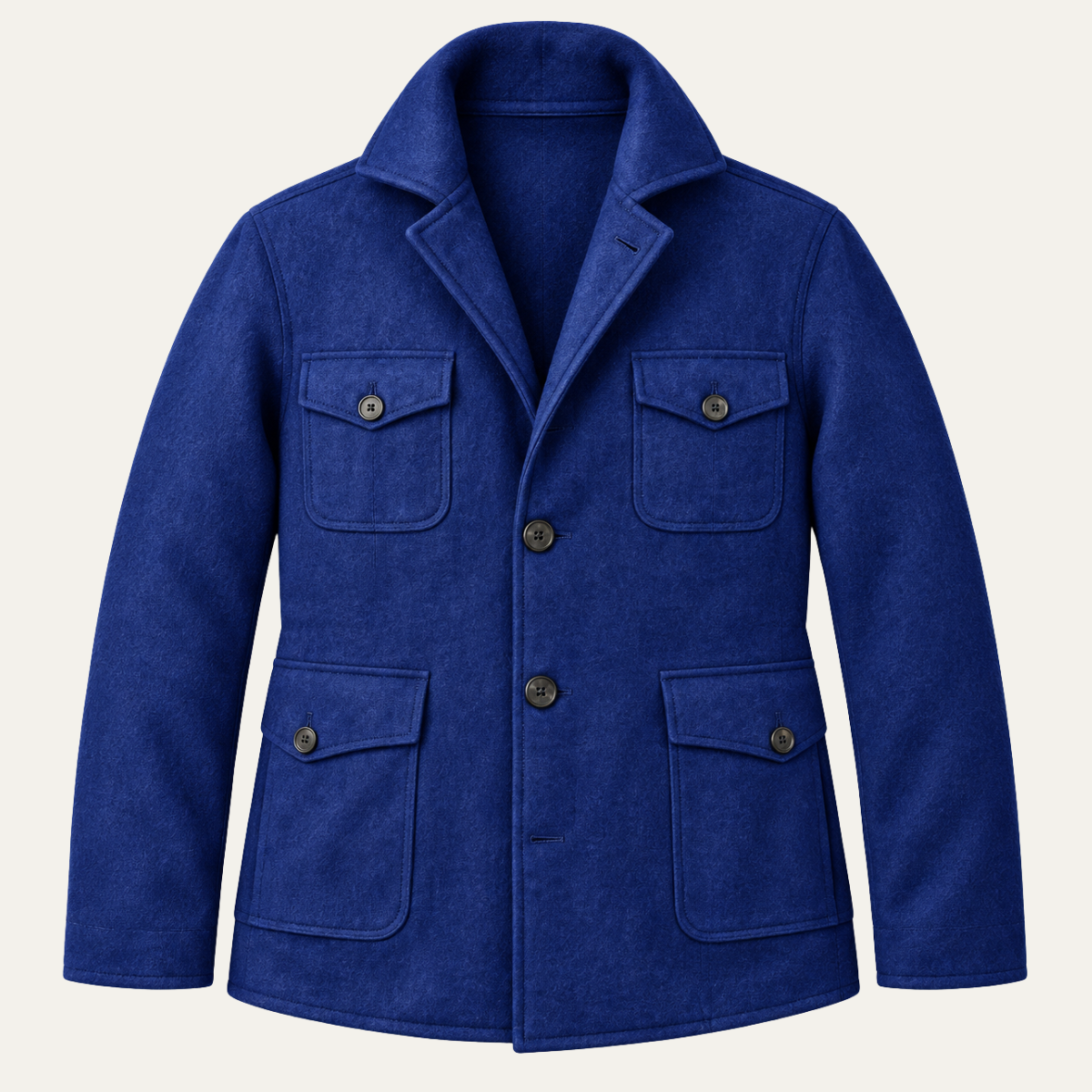 The Kenwood Men’s Multi Pocket Wool Blend Vintage Jacket