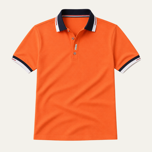 The French Quarter Men's Smart Casual Polo Shirt