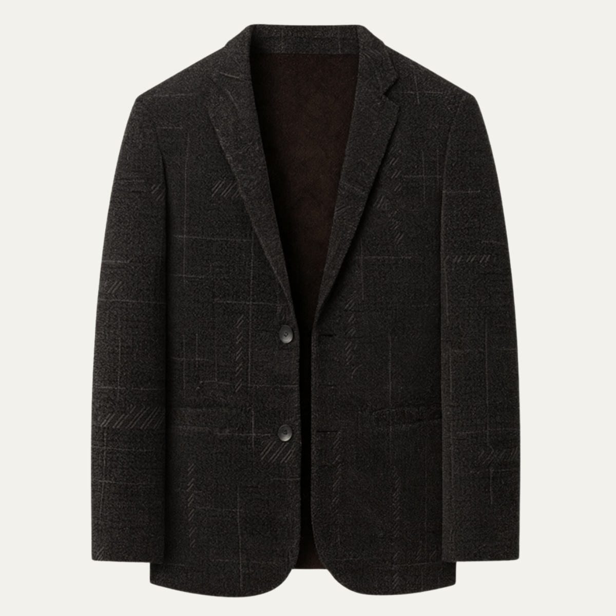 The Cornwall Men’s Slim Fit Checked Business Casual Work Jacket