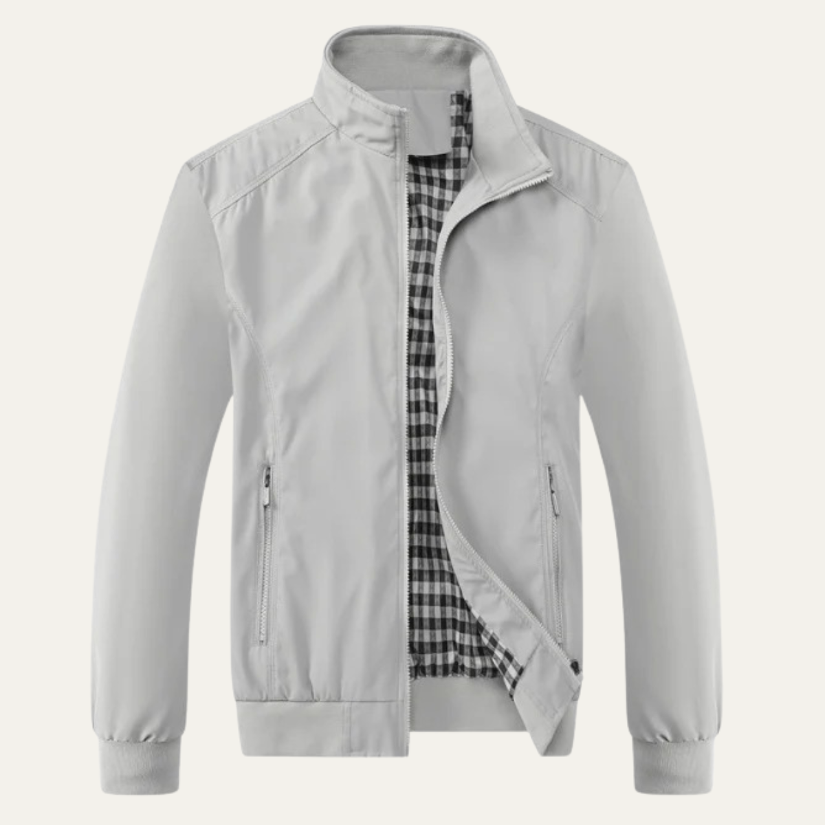 The Chesterfield Men’s Casual Lightweight Bomber Zip Up Jacket