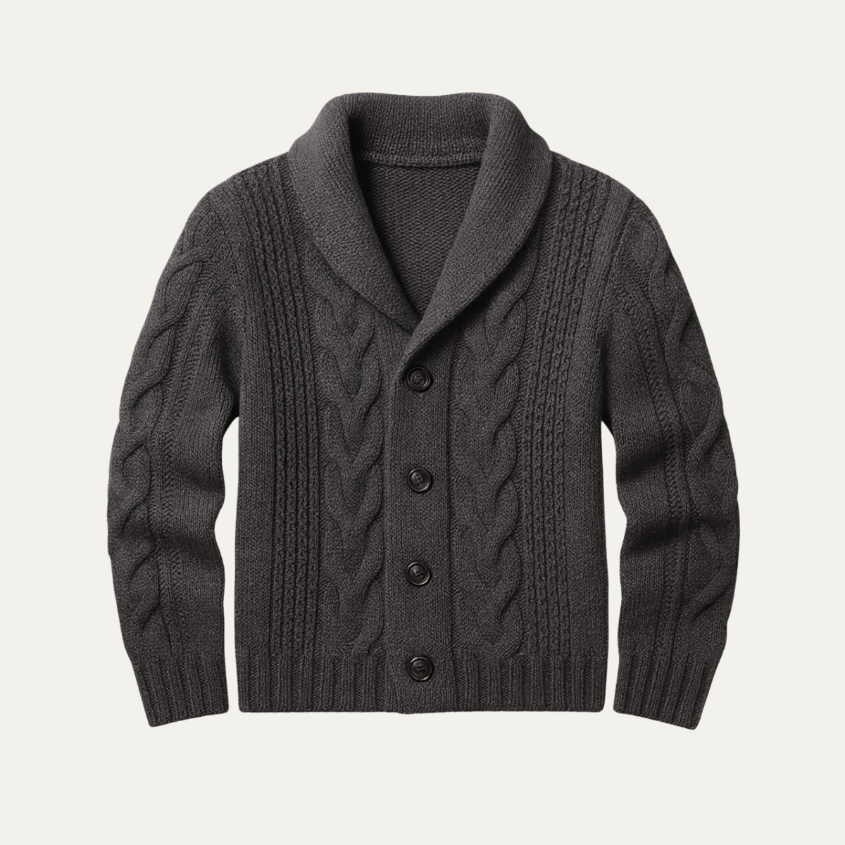 The Ischia Men's Knitted Loose Coarse Yarn Cardigan