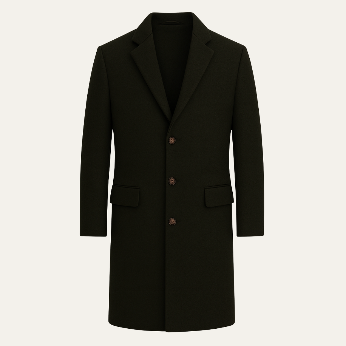 The Brianza Men’s Smart Single Breasted Overcoat