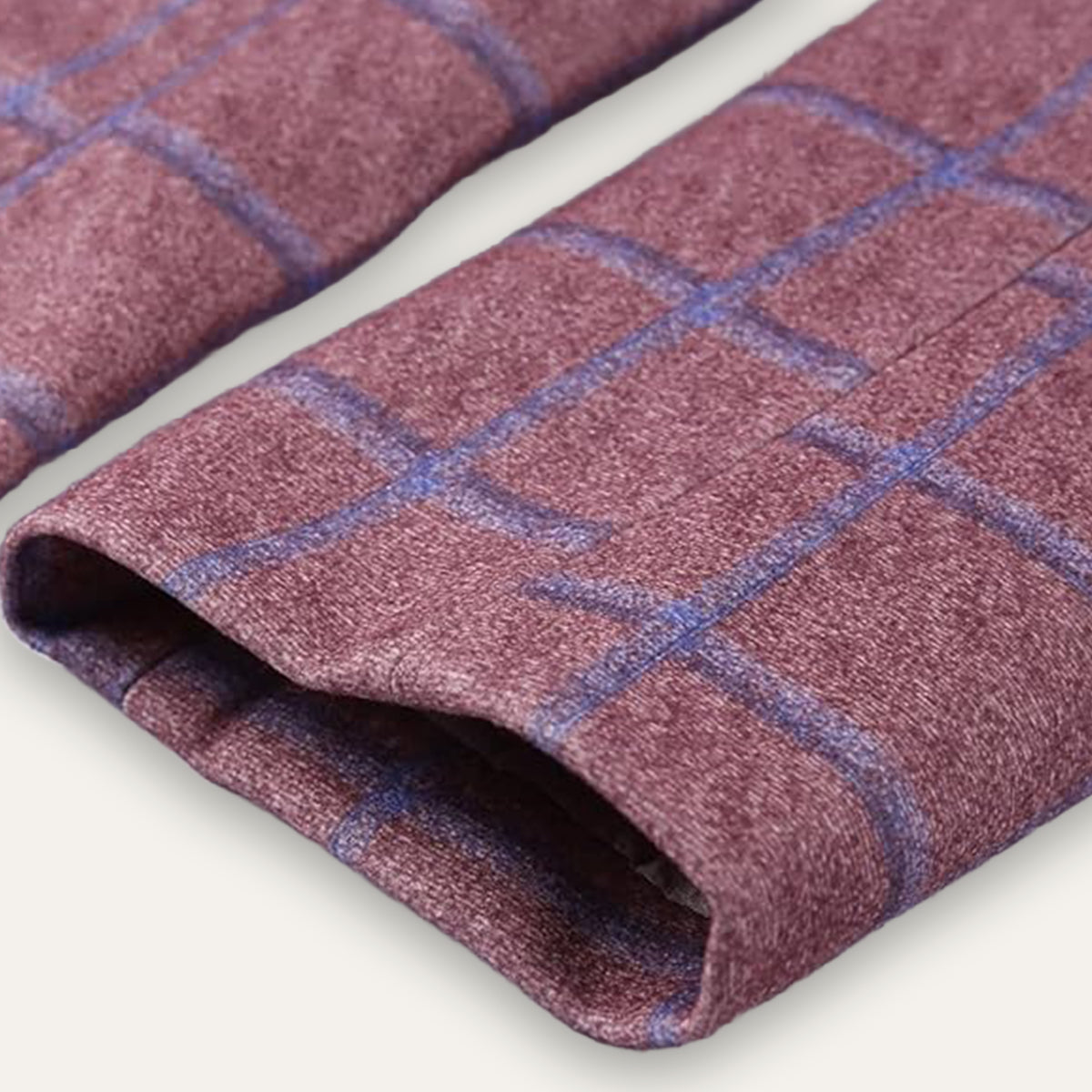 The Garda Porto Men’s Checked Double Breasted Plaid Blazer - Wedding Guest