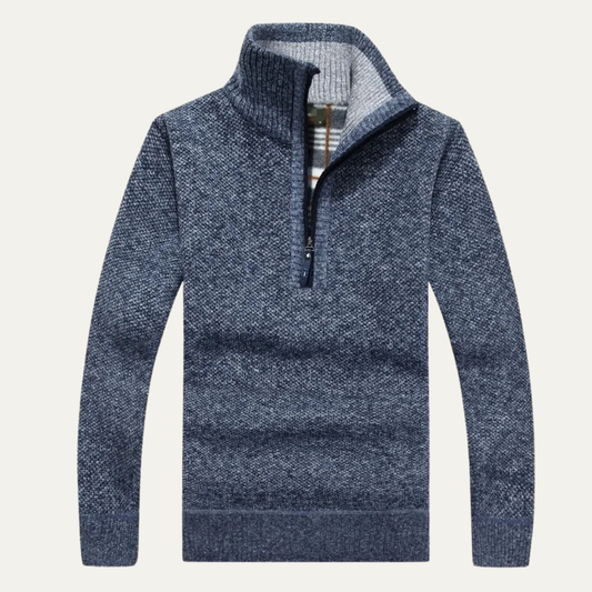 The Palm Springs Men’s Half Zip Mock Neck Knit Sweater