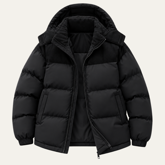 The Del Mar Men’s Warm Padded Hooded Puffer Jacket