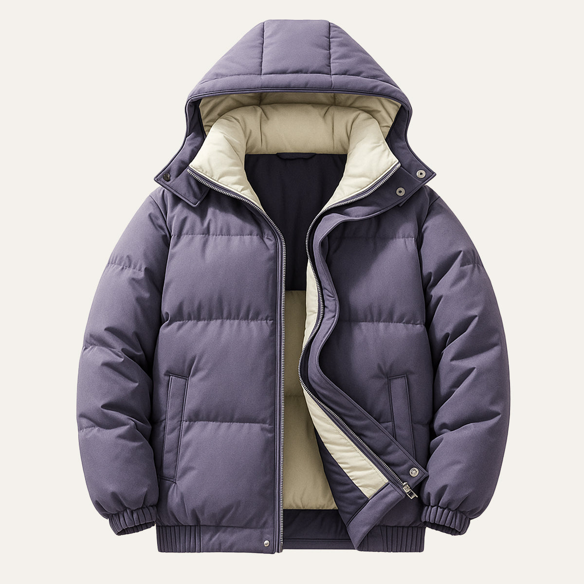 The Berlin Men's Hooded Puffer Jacket - Waterproof Down Parka