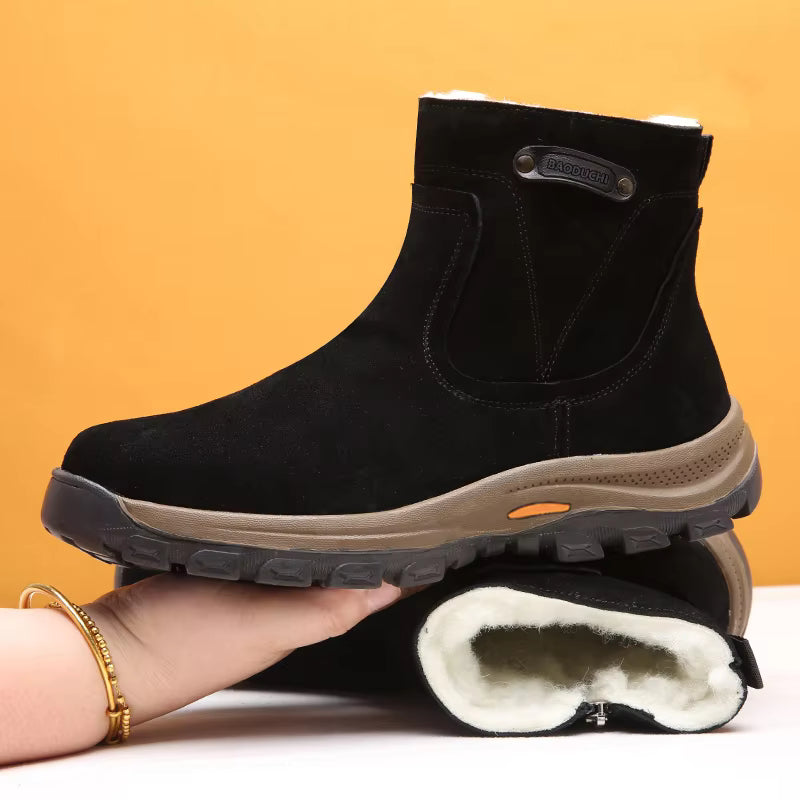 The Kentfield Men’s Shearling Lined Non Slip Winter Boots