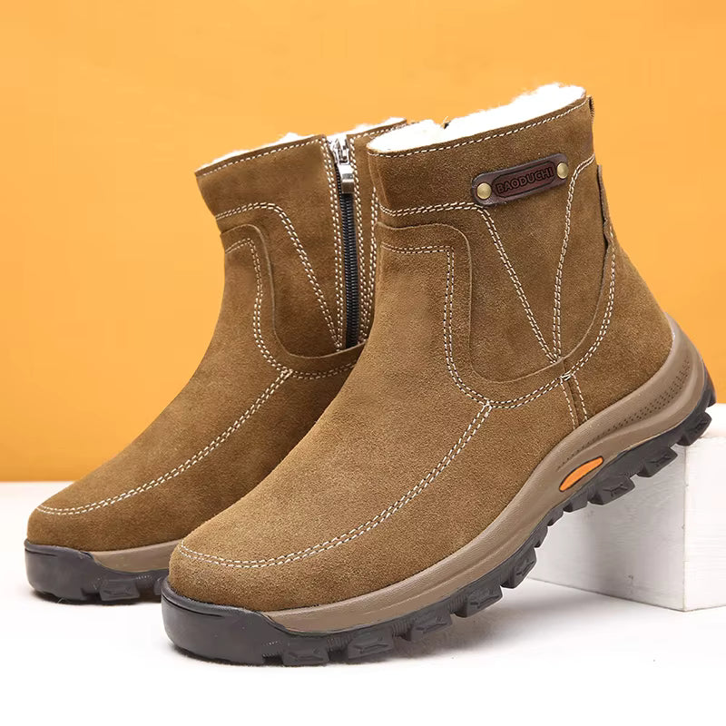 The Kentfield Men’s Shearling Lined Non Slip Winter Boots