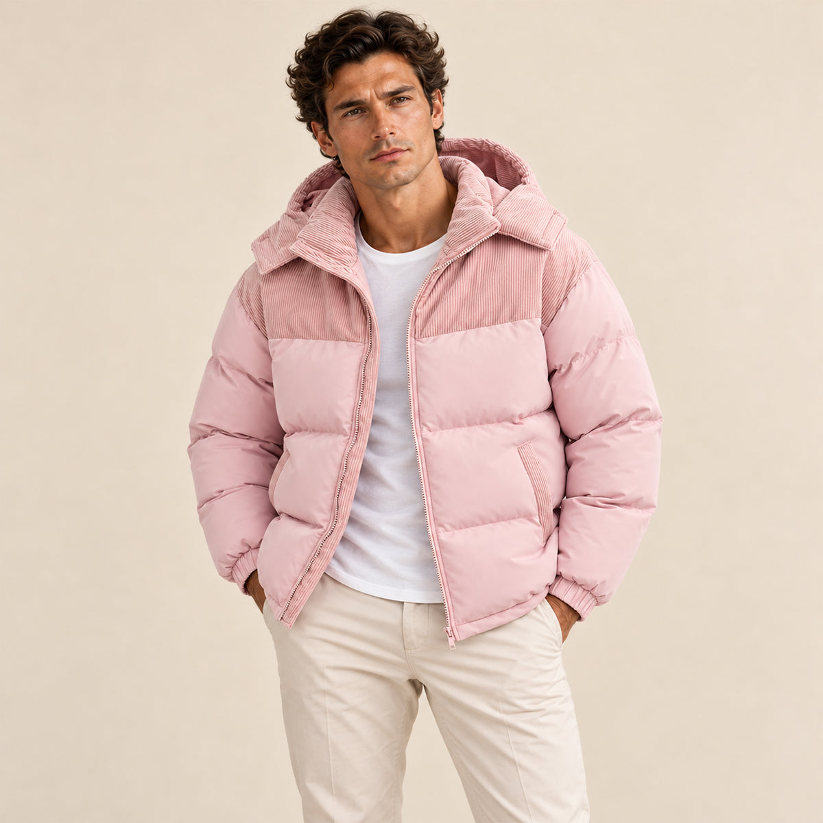The Irvine Men’s Warm Hooded Puffer Jacket