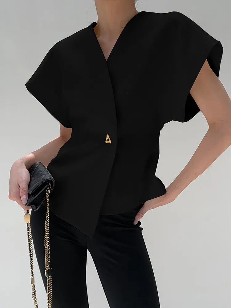 Women's Cropped Blazer Top