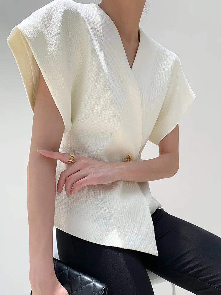 Women's Cropped Blazer Top