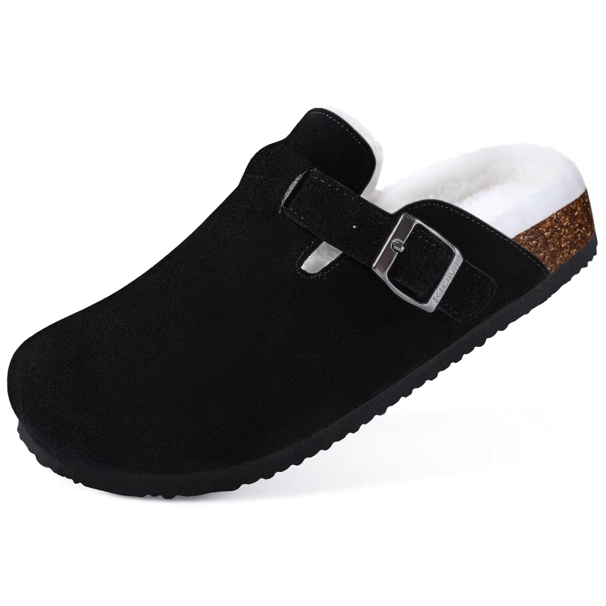 The Monterey Men's Fleece Lined Adjustable Buckle Winter Clogs