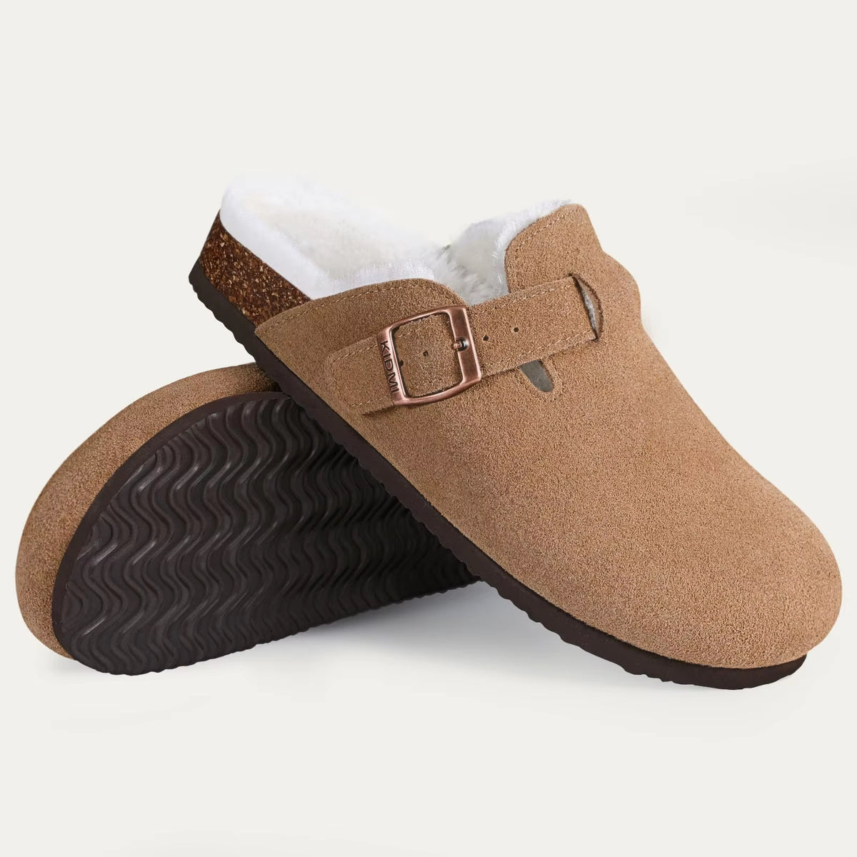 The Monterey Men's Fleece Lined Adjustable Buckle Winter Clogs