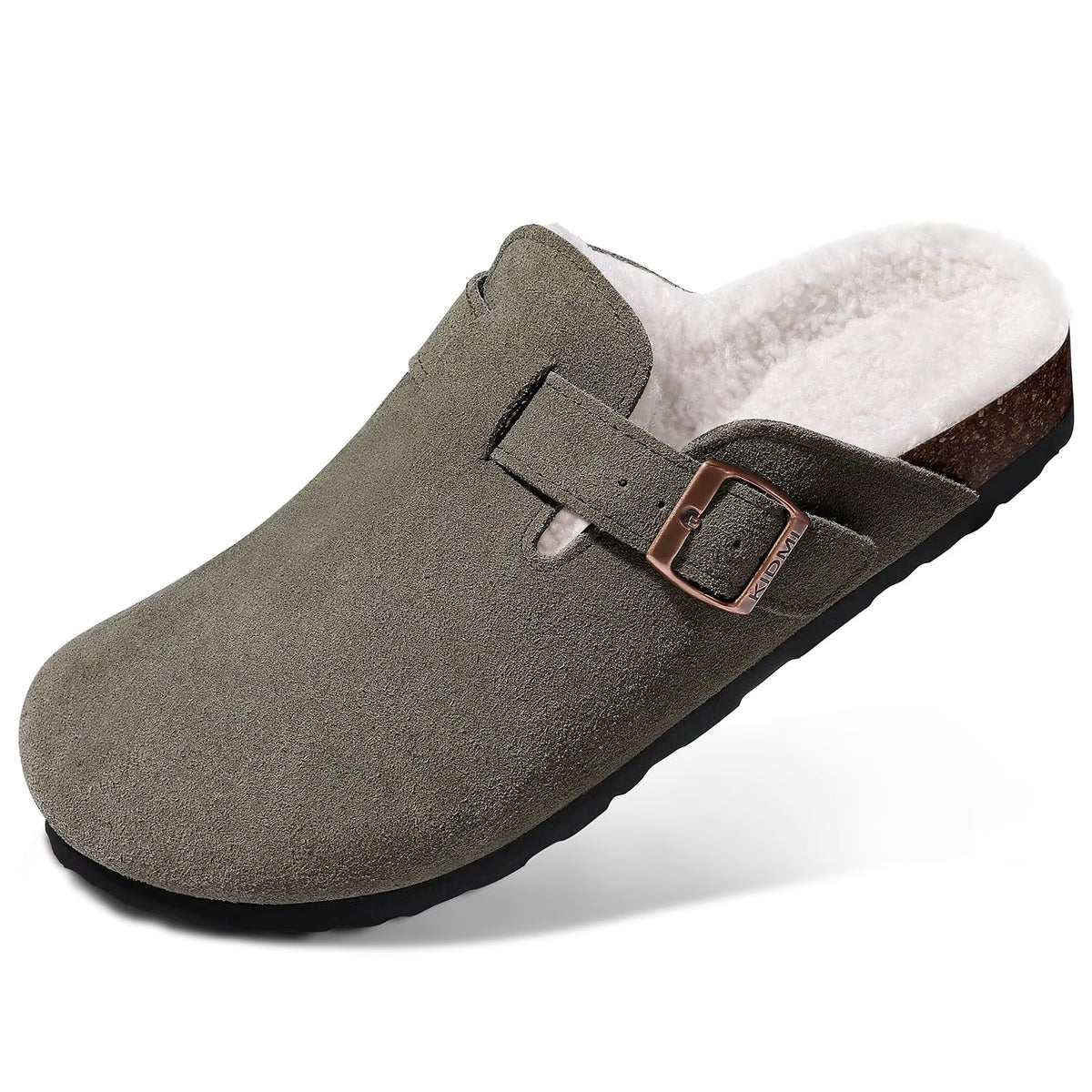 The Monterey Men's Fleece Lined Adjustable Buckle Winter Clogs
