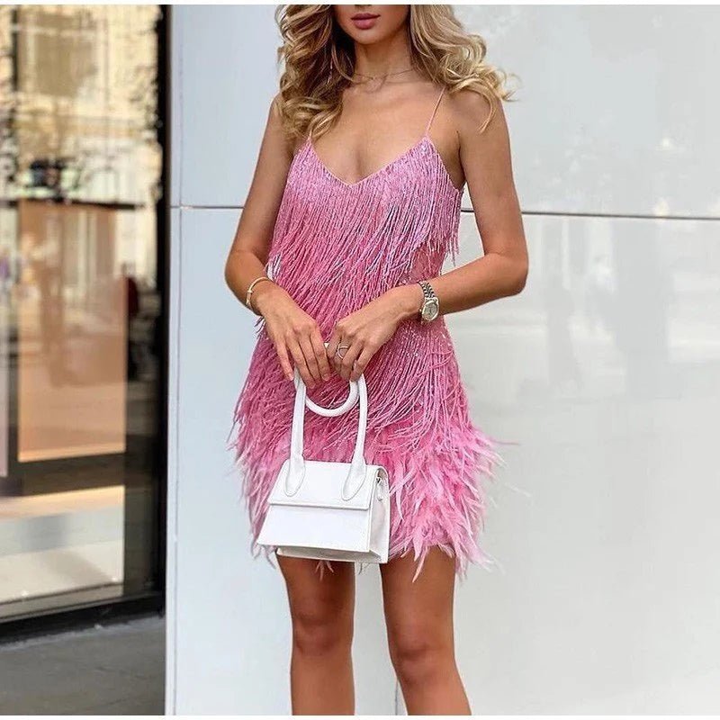 Women's Sequin Midi Dress for Cocktail Hour