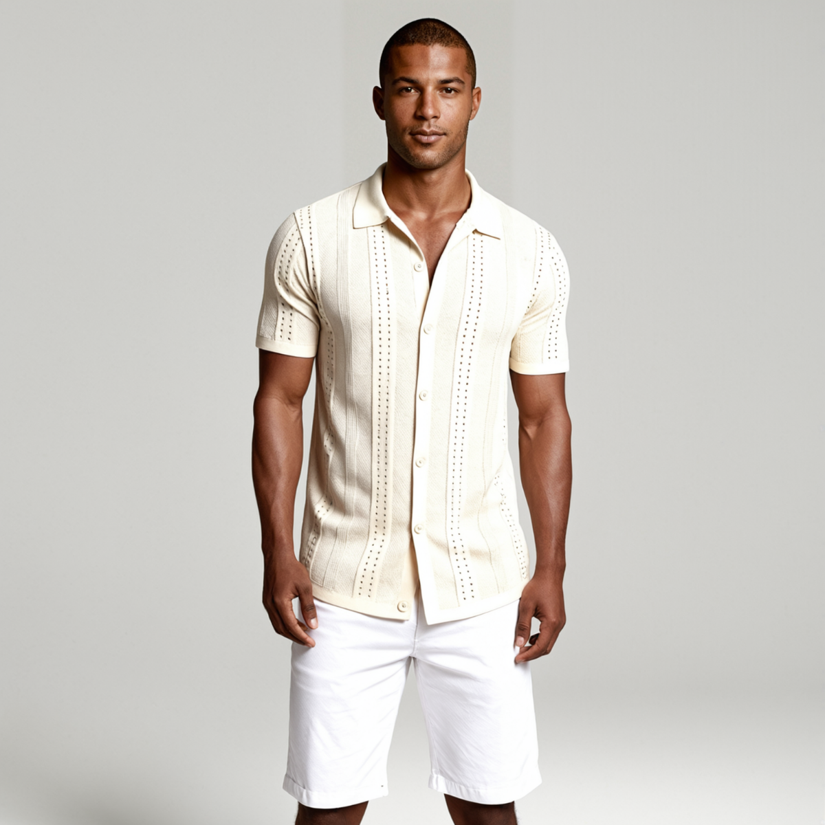 The Amalfi Men’s Button Down Shirt – Casual Summer Shirt