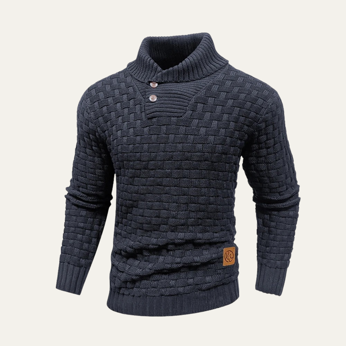 The Stirling Men's Textured Knit Winter Sweater