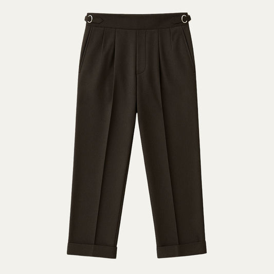 The Hensley Pleated Pants – High Waist for Men
