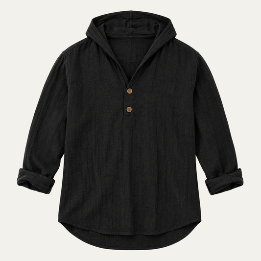 The Trieste Men's Relaxed Fit Linen V Neck Shirt