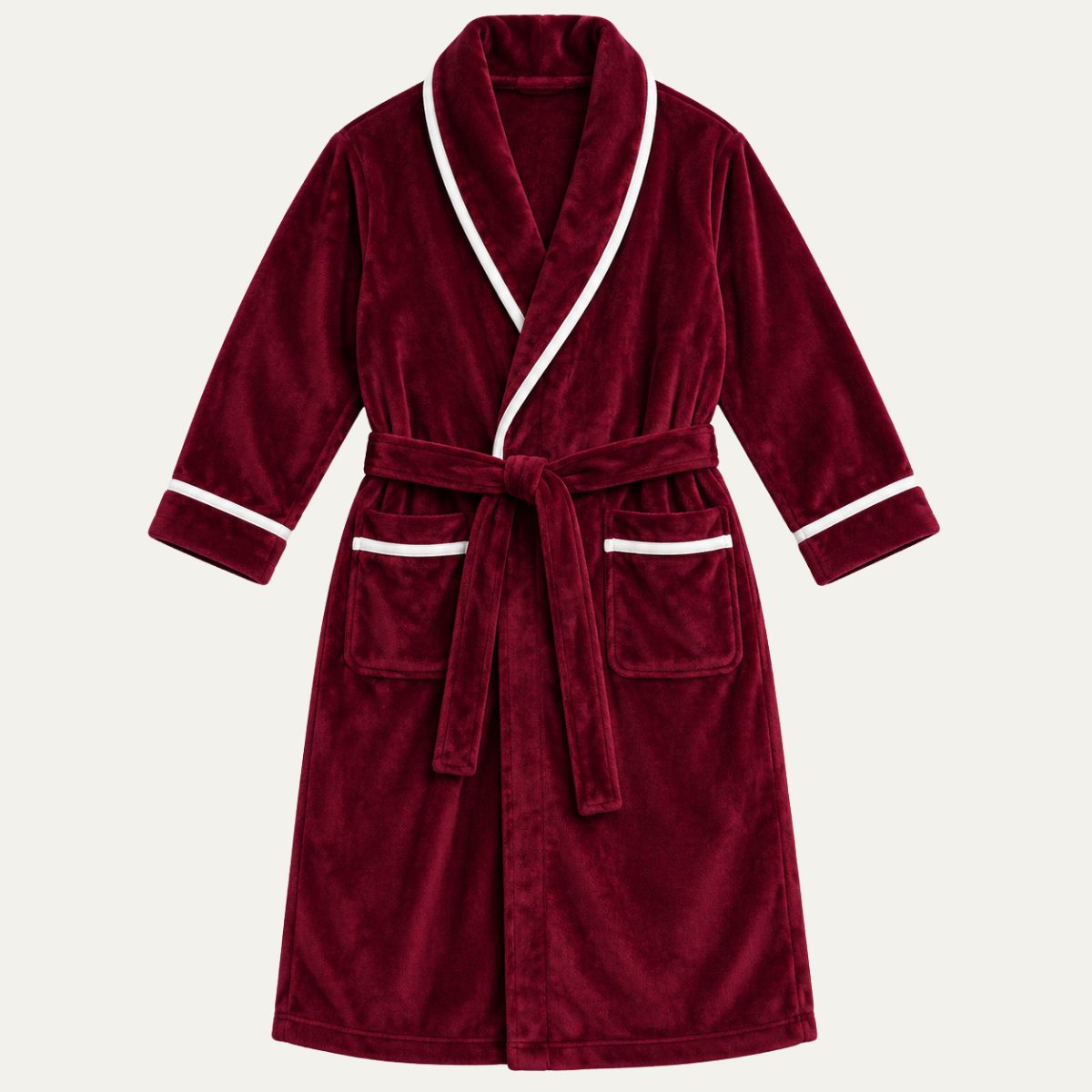 The Larkspur Men’s Plush Fleece Bathrobe