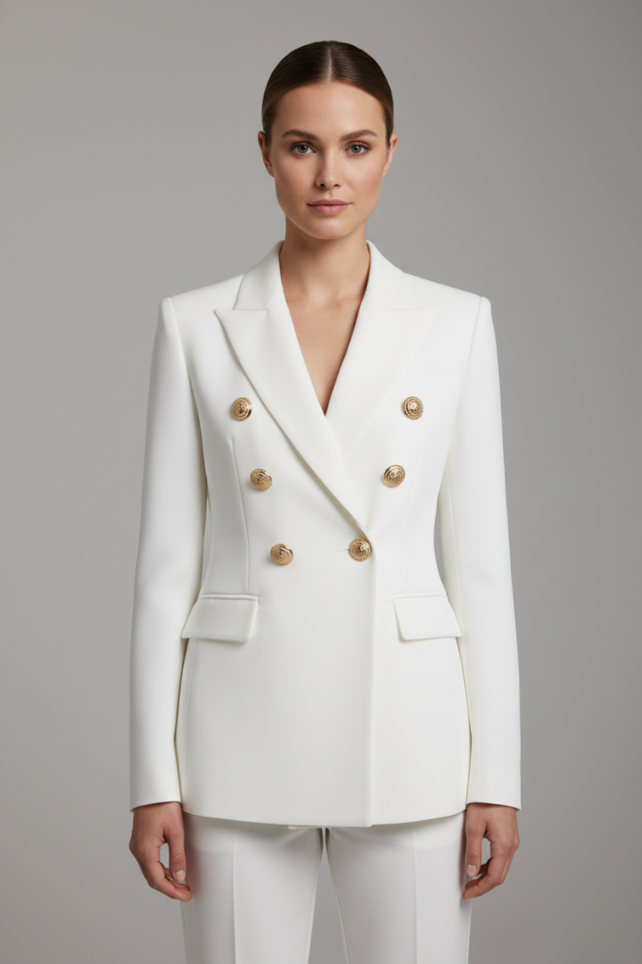 Women's Statement Blazer with Gold Hardware