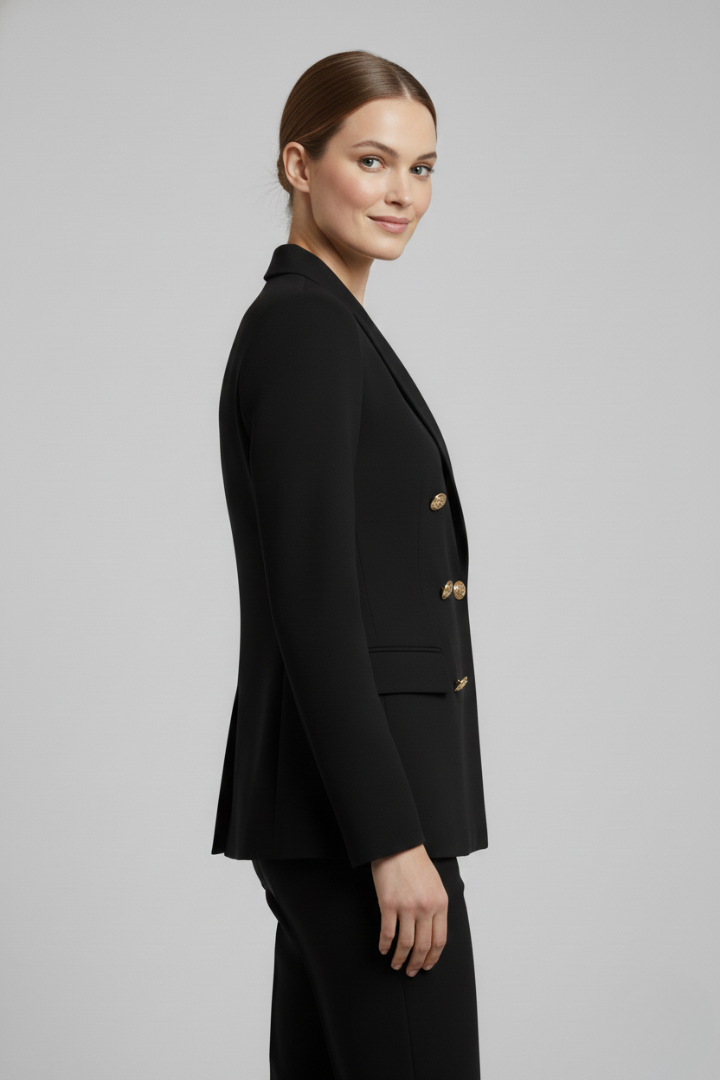 Women's Statement Blazer with Gold Hardware