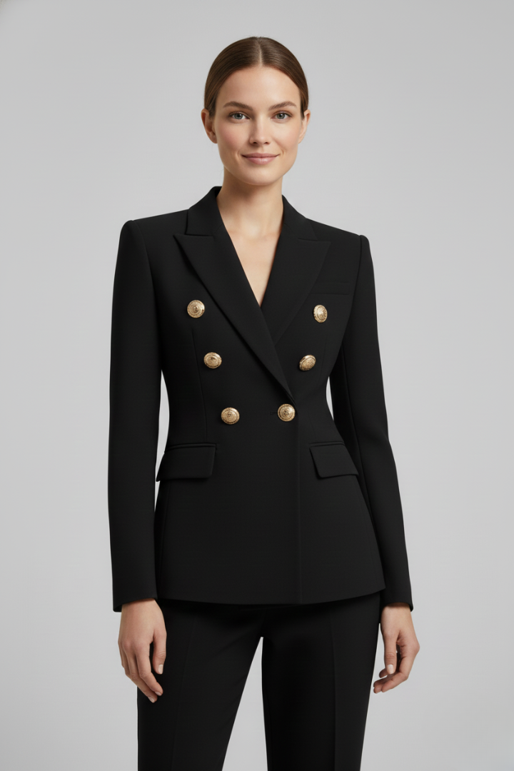 Women's Statement Blazer with Gold Hardware