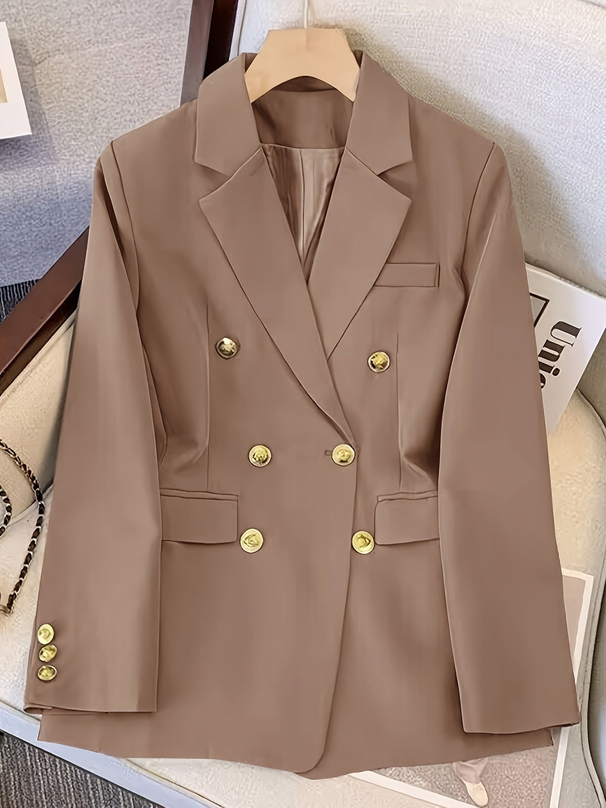 Women's Structured Twin Row Blazer