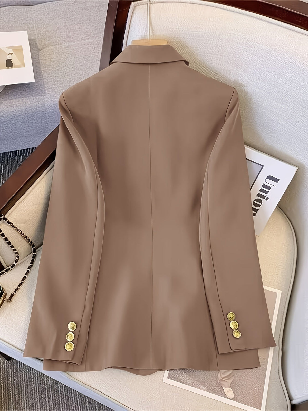 Women's Structured Twin Row Blazer