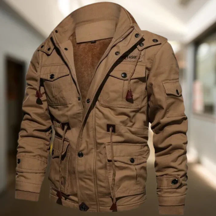 Men's Hooded Military Jacket