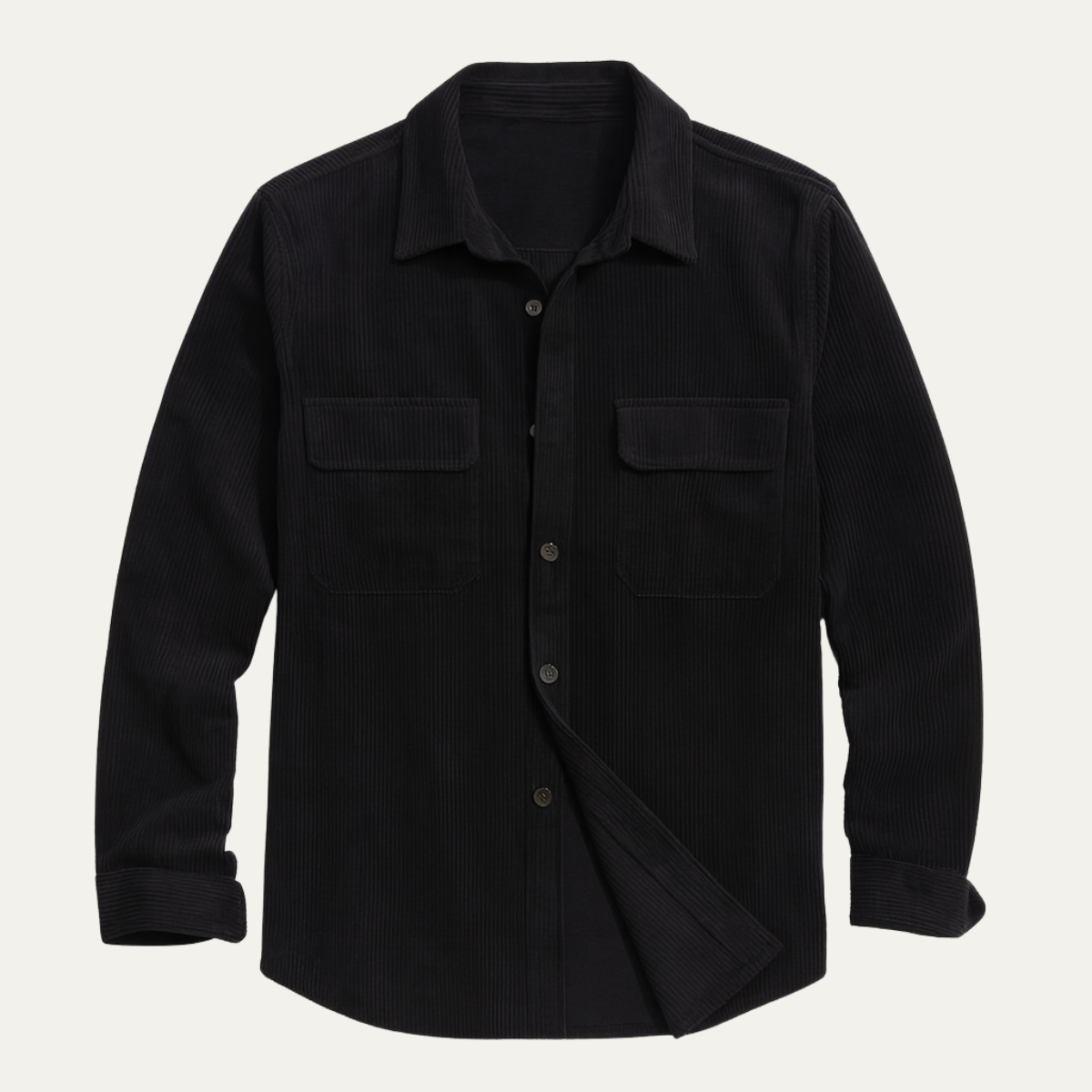 The Bellehurst Men's Lightweight Corduroy Button Up Shirt Jacket