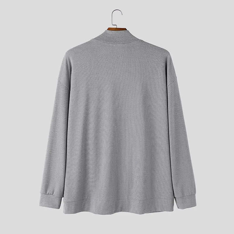 The Brentwood Men’s Open Front Pocket Knit Cardigan
